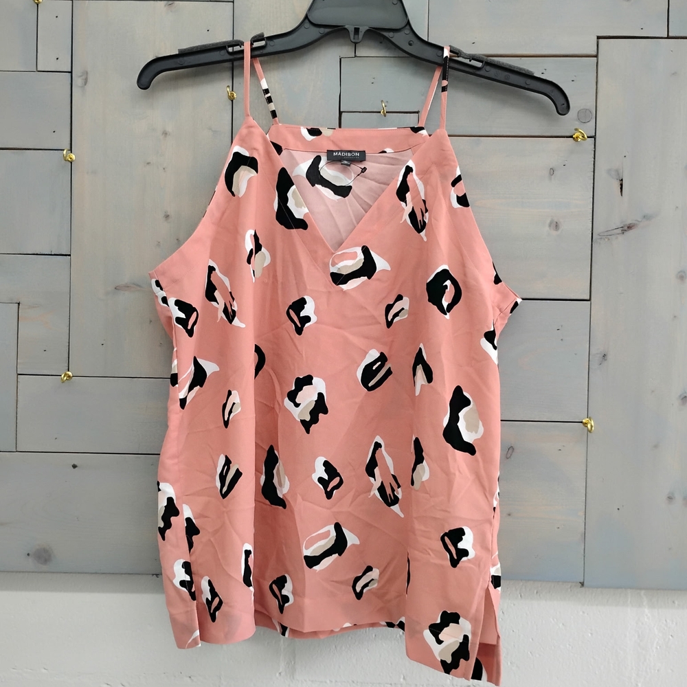 Pink Leopard Print Women’s Top